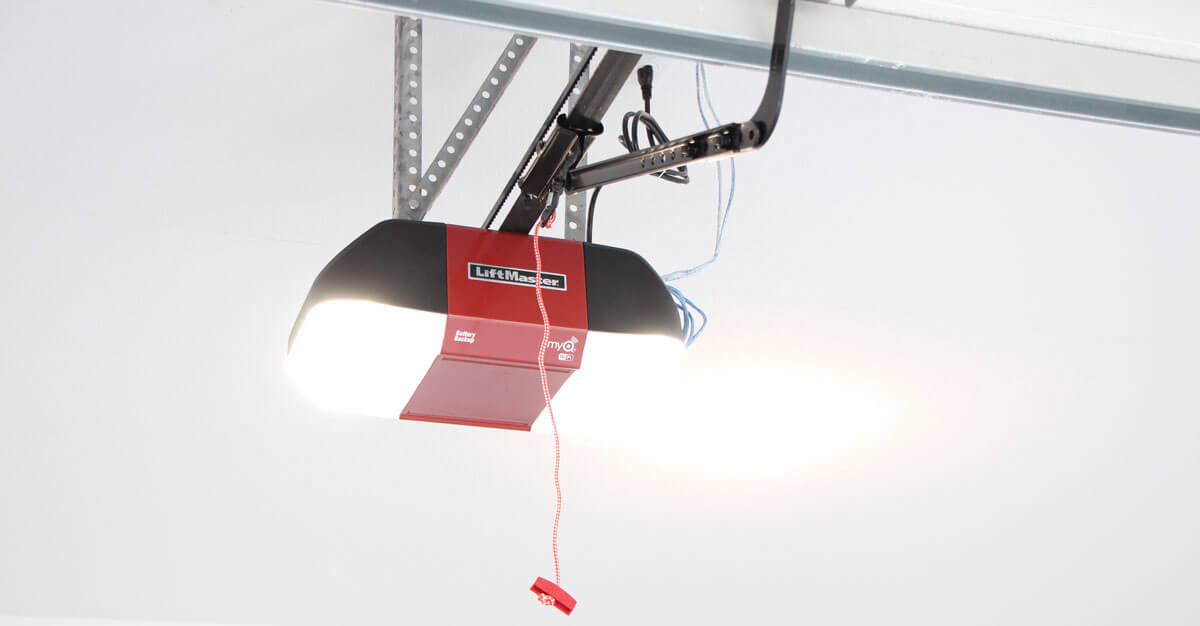 LiftMaster Operator hanging from ceiling